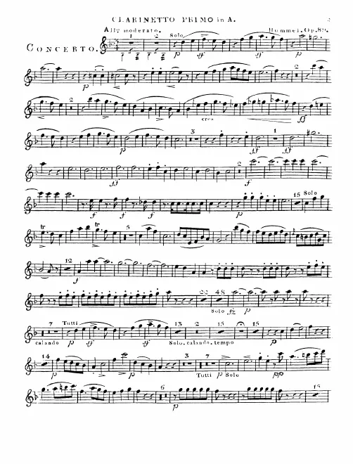 Clarinet 1, 2 (A)