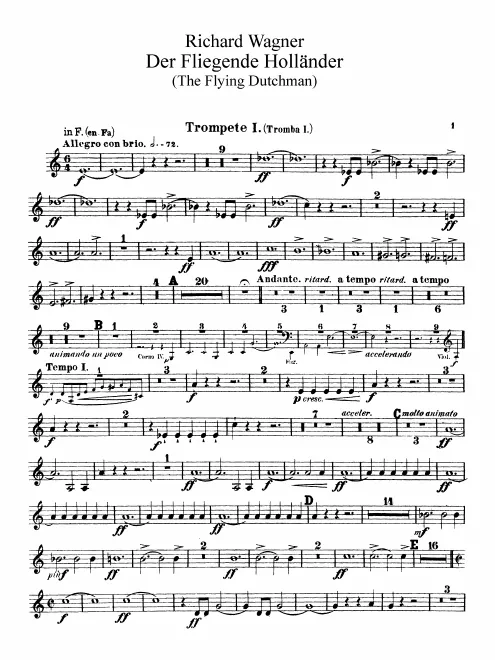 Trumpet 1 (B♮/C/D/E/F)