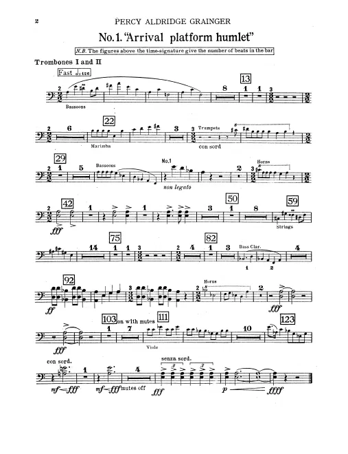 Trombone 1/2, 3, Tuba