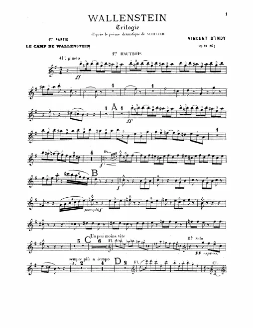Oboe 1, 2