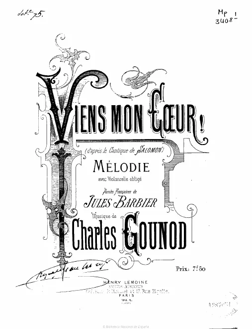 Piano Score and Parts