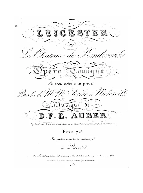 Preliminaries Overture Act I Act II (No. 6)