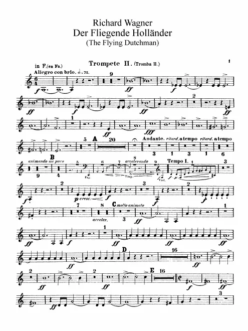 Trumpet 2 (B♮/C/D/E/F)