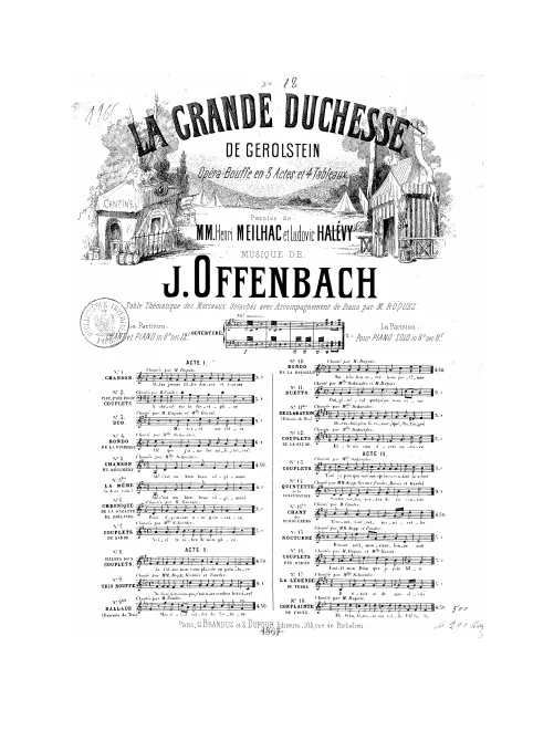 No.18, Complainte de Fritz: "Eh bien, Altesse, me voilà" (Act III, No.21b)