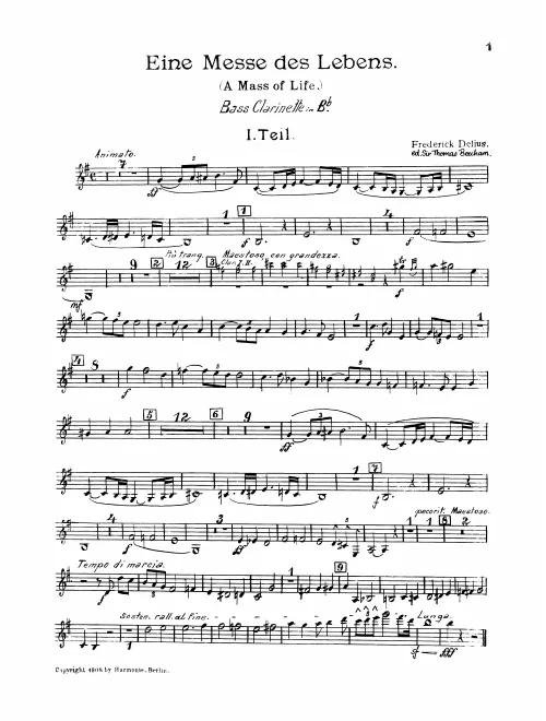 Bass Clarinet (B♭)