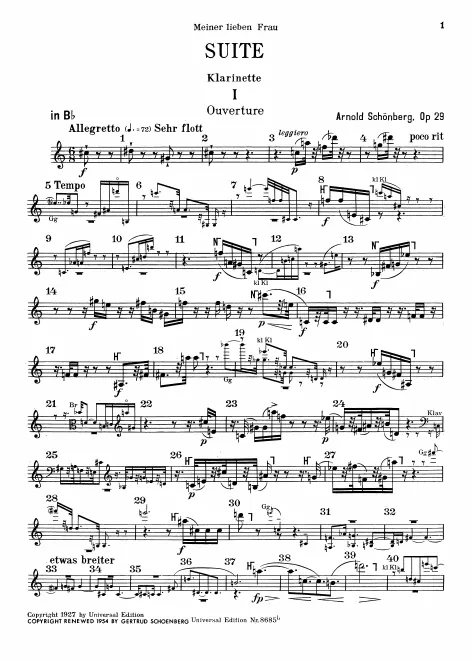 Clarinet (B/A)