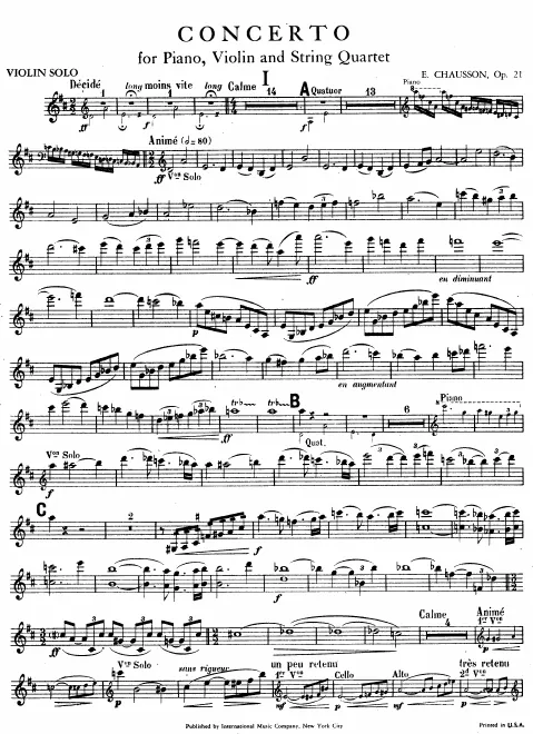 Violin solo