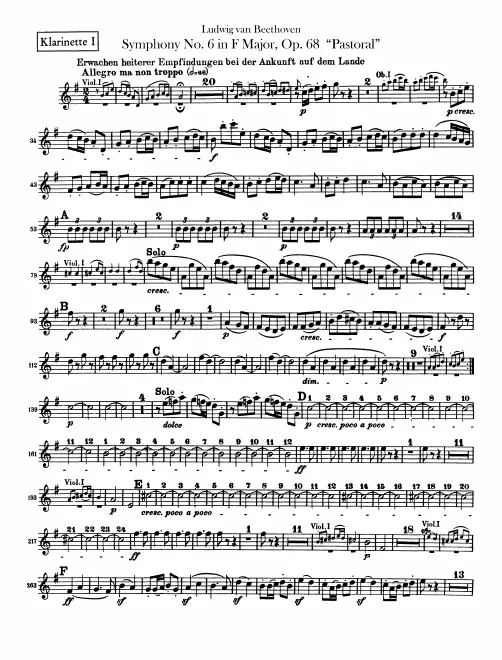 Clarinet 1, 2 (B♭)