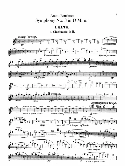 Clarinet 1 (B♭)