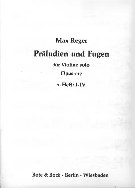 Book I - Preludes & Fugues No.1-4
