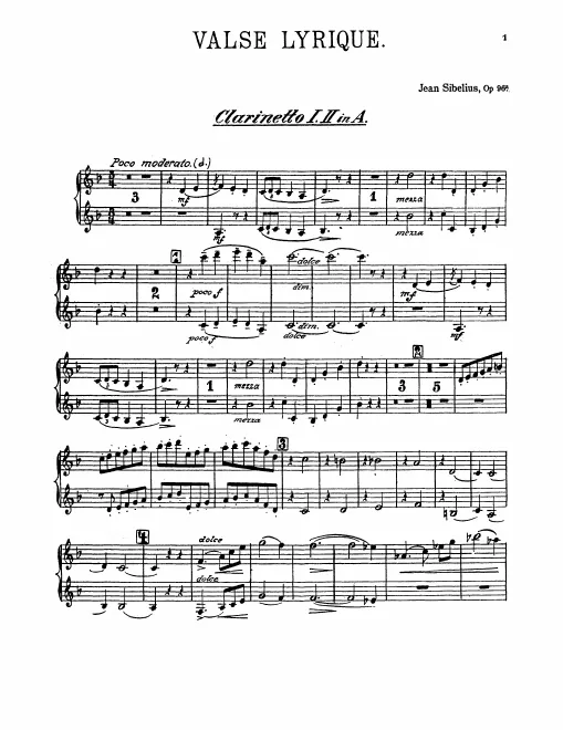 Clarinet 1/2 (A)