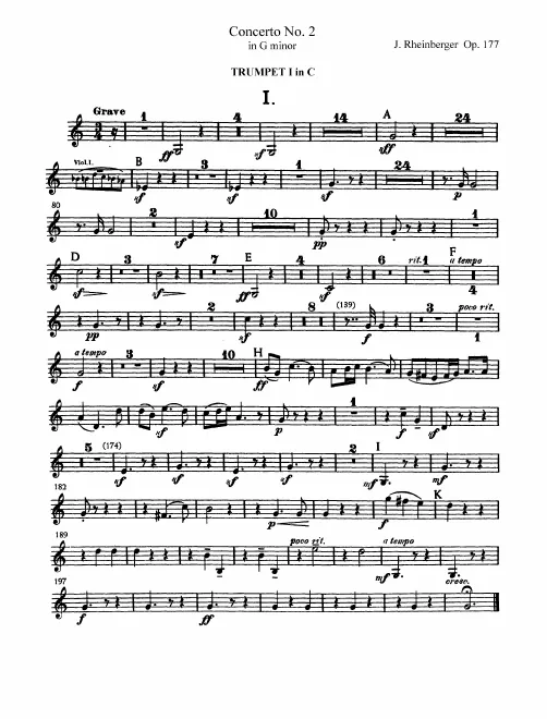 Trumpet 1, 2 (C)
