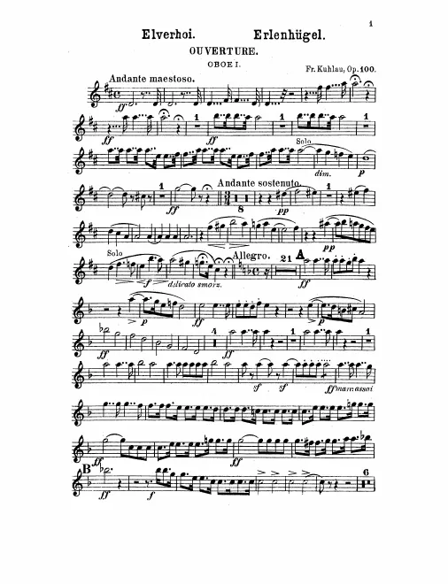 Oboe 1, 2