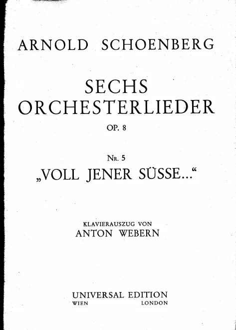 5. Voll jener Süsse