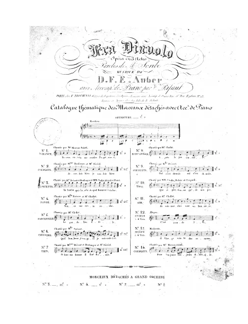 1. Romance: "Tu veux envain me rendre l'espérance" (Act I, No.1b)