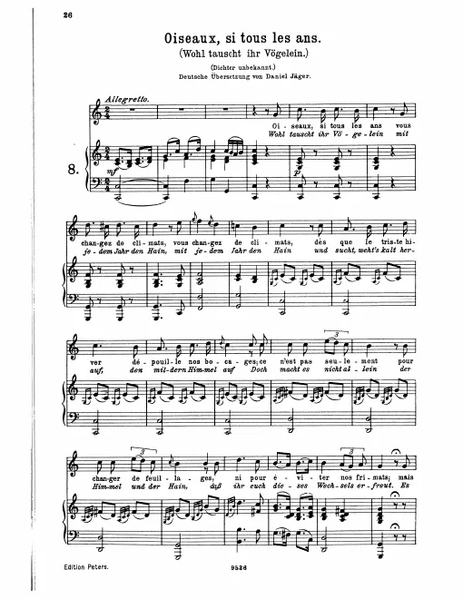 Complete Score (original / high voice, C major)