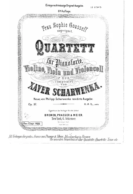 Piano Score