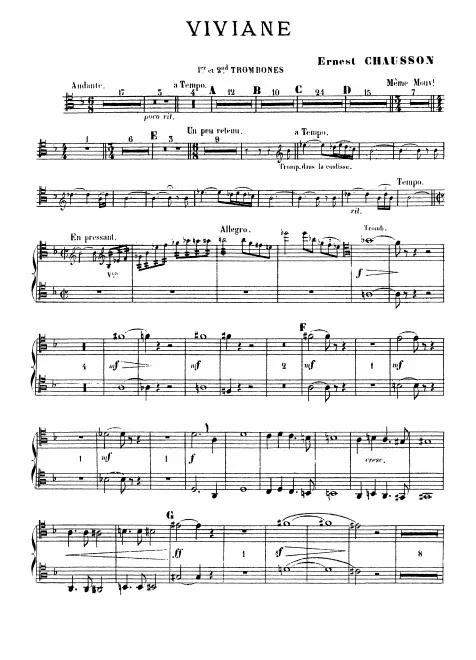 Trombone 1/2, 3, Tuba