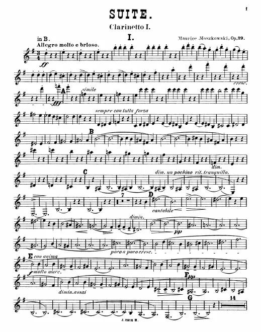 Clarinet 1, 2 (B/A)