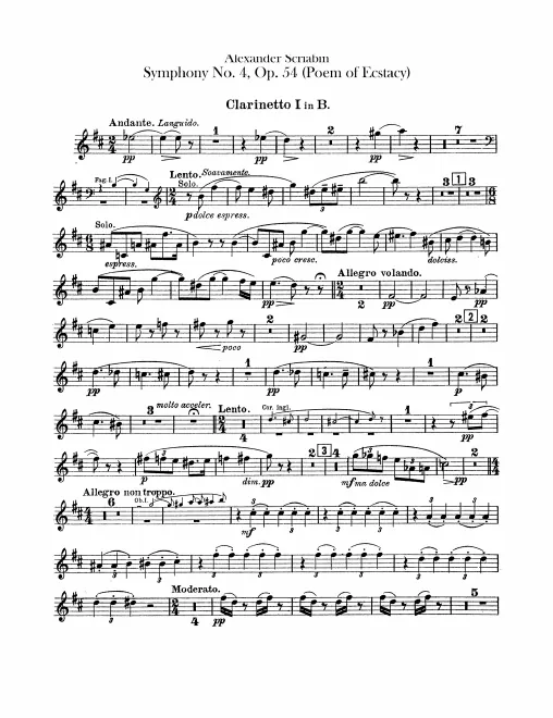 Clarinet 1, 2, 3 (B)