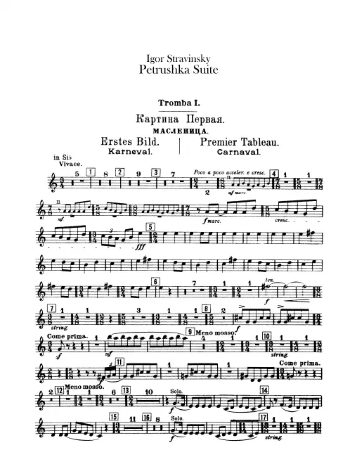 Trumpet 1, 2 (B, A)