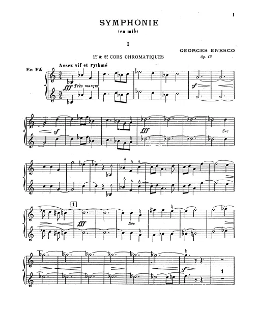 Horn 1/2, 3/4 (F)