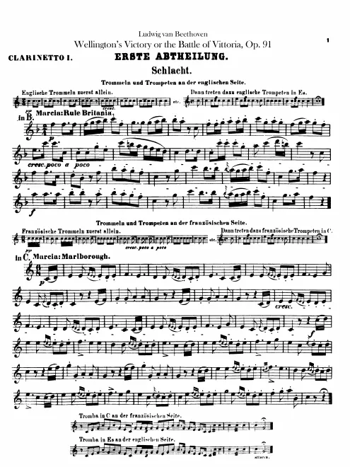 Clarinets 1, 2 (B♭, C)