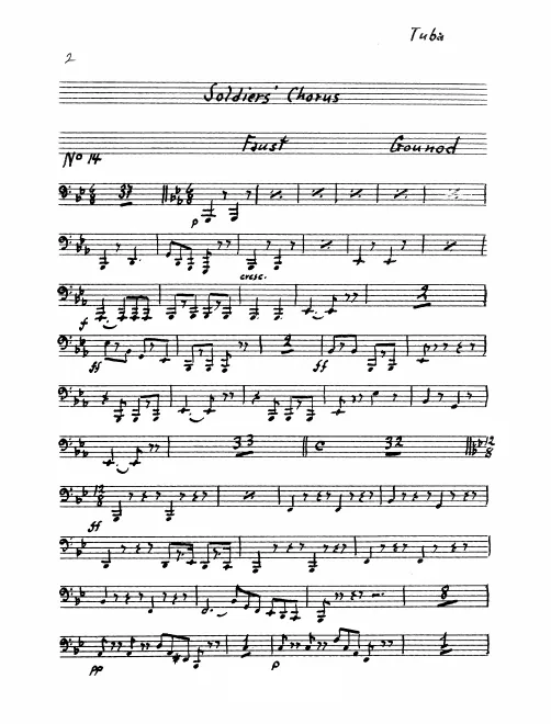 Tuba (Contrabass Saxhorn)