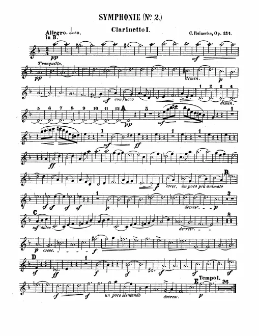 Clarinet 1, 2 (B♭)