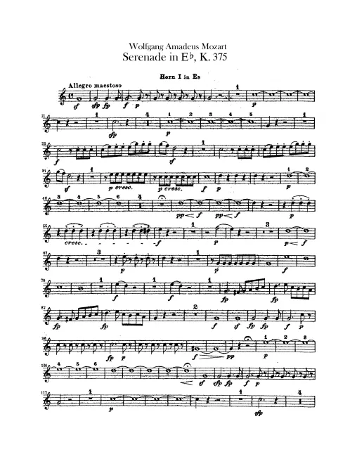 Horn 1, 2 (E♭)