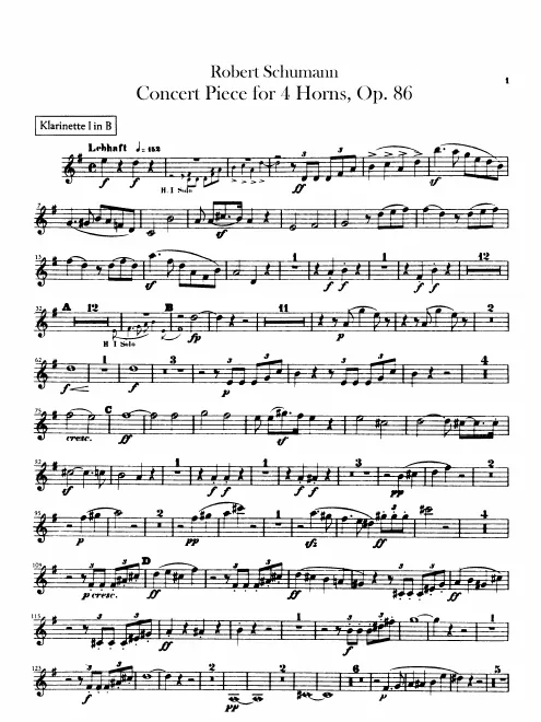 Clarinet 1, 2 (B♭)