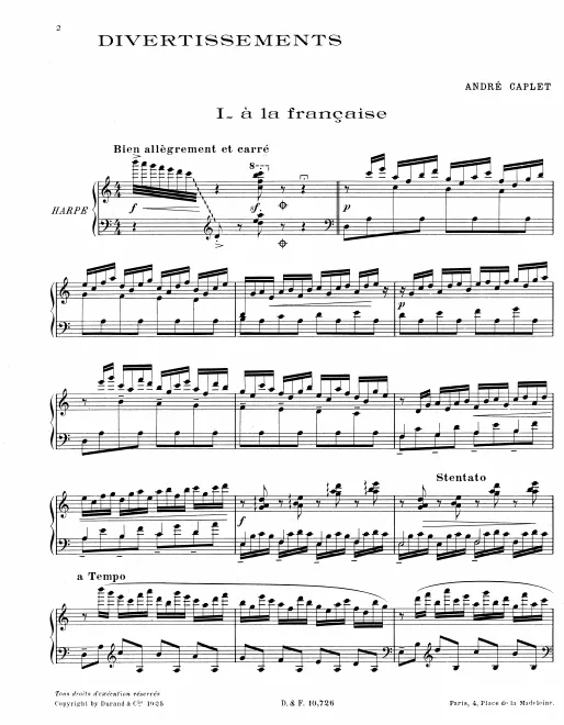 1. Divertissement à la française
