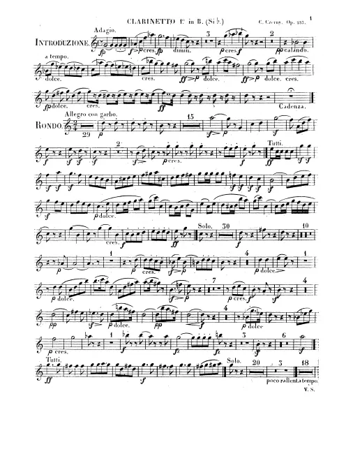 Clarinet 1, 2 (B)
