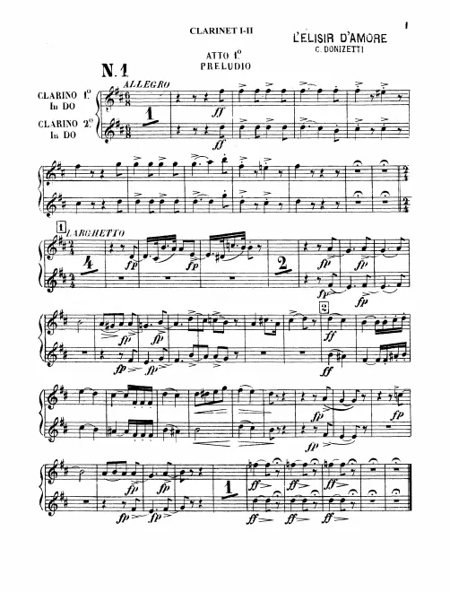 Clarinet 1/2