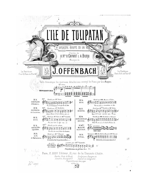 No.1, Couplets: "Vive le tintamarre"