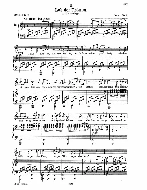 Complete Score (medium voice, transposed to C major)