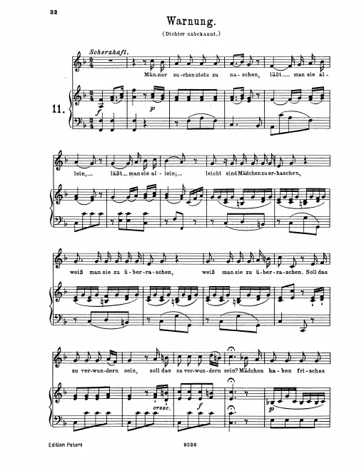Complete Score (original / high voice, F major)
