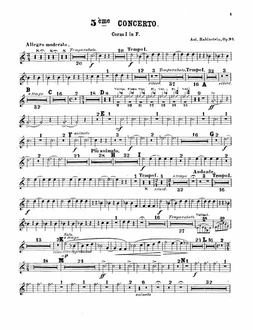 Horn 1, 2 (F)