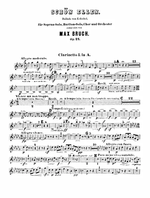 Clarinet 1, 2 (A)