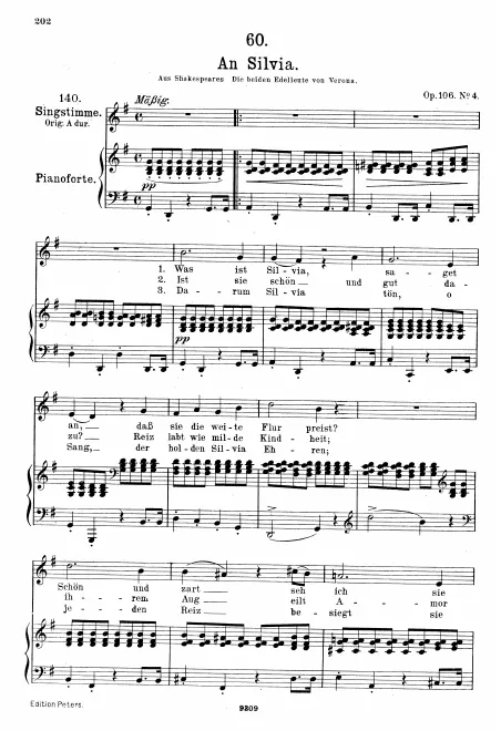 Complete Score (Medium Voice, transposed to G major)