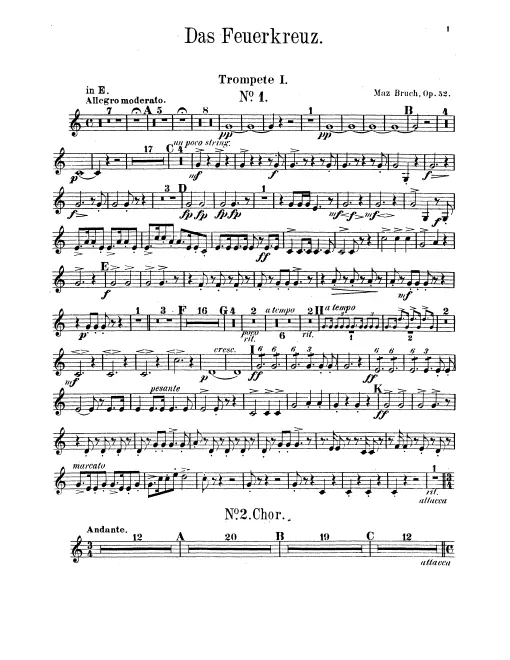 Trumpet 1, 2 (E)
