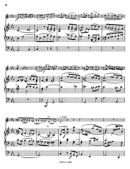Organ Score (pages 6 & 7)