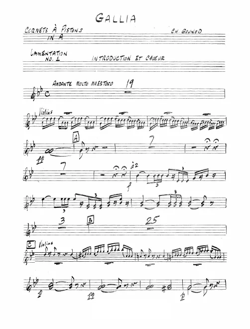 Cornet 1/2 (A)