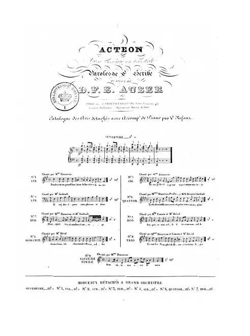 No.8, Trio: "Ce sont les nymphes de Diane"
