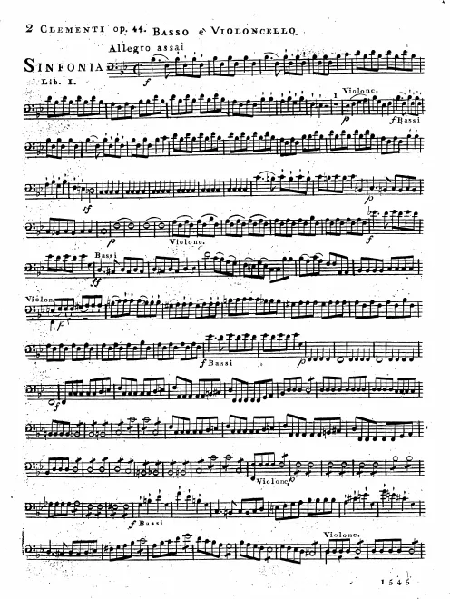 Cellos / Basses