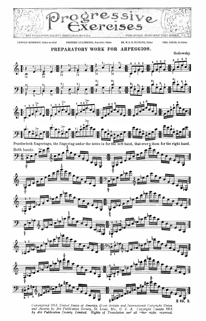 Preparatory Work for Arpeggios