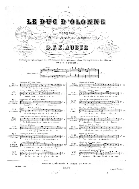 No.4, Cavatine: "Ah, qu'ai je appris"