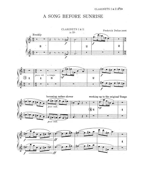 Clarinet 1/2 (B♭)