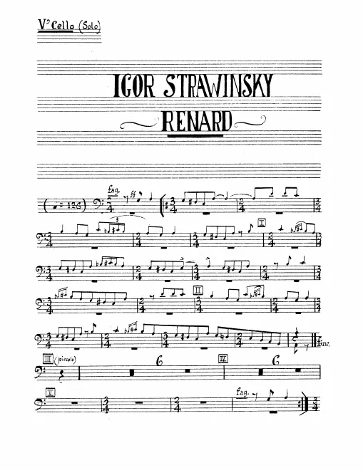 Cello (solo)