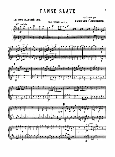 Clarinet 1/2 (B♭)